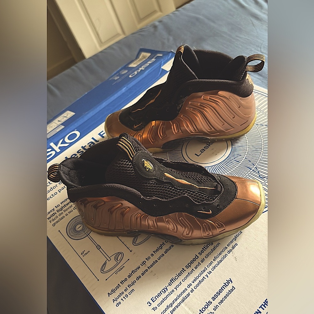 Nike Black and Bronze Sneakers
